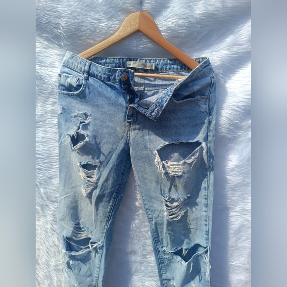 Zara Denim - Zara Trafuluc Premium Wash Ribbed Jeans